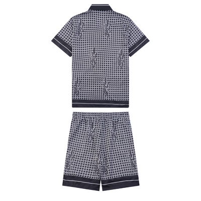 Amr Staggard Silk Short Set