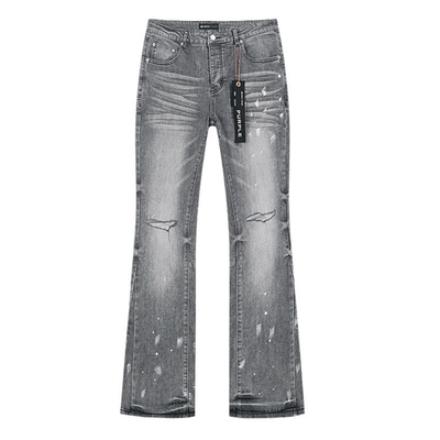 Purple Flared Jeans