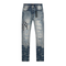 Amr Black Staggered Jeans