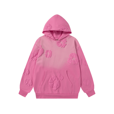 Denim Trs Pink Set
