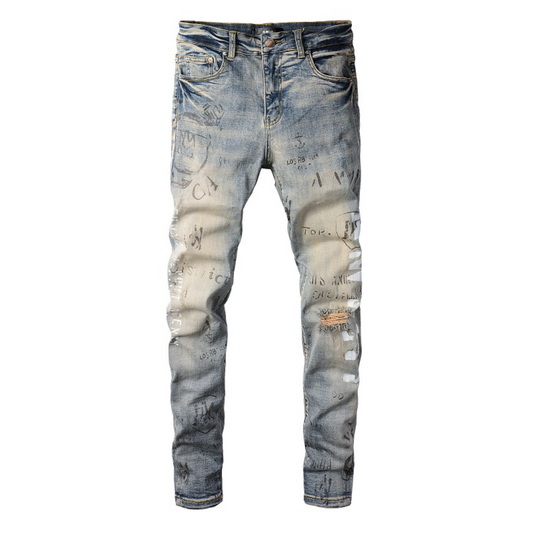 Amr M.A Paint Jeans