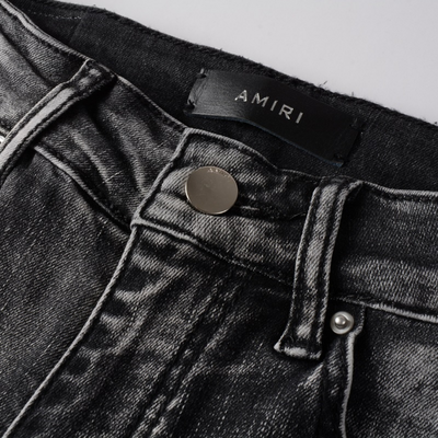 Amr Distressed Paint Jeans