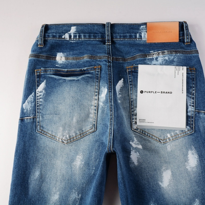 Purple Paint Gradient Blue Jeans