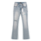 Purple Flared Jeans