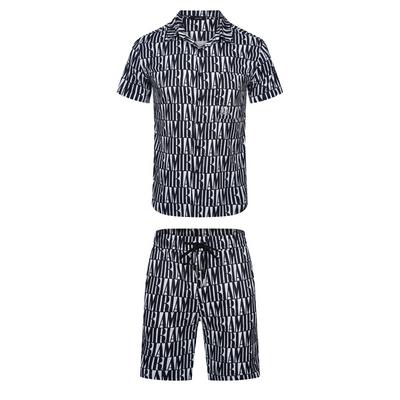 Amr Jacquard Short Set