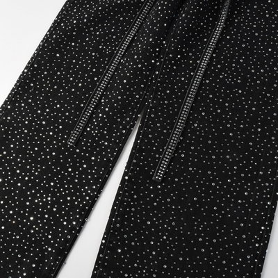 Purple Black Diamonds Jeans