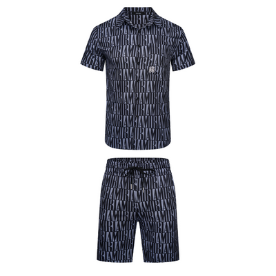 Amr Jacquard Short Set