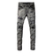 Purple Grey Ripped Jeans