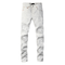 Purple White Ripped Jeans