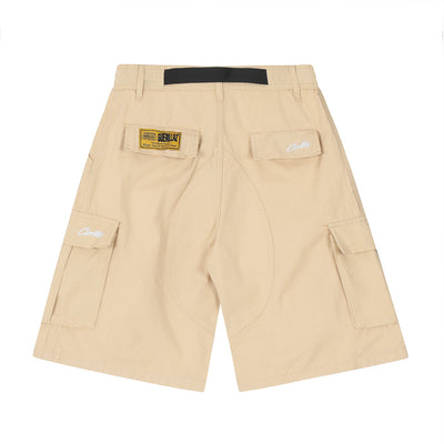 Alcatraz Cargo Beige Shorts